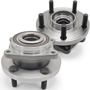 KNOLET front hub assembly front view showing fit and strength