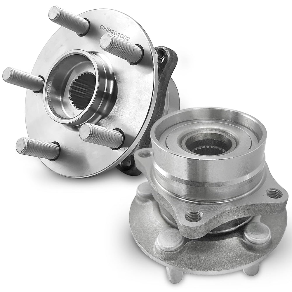 KNOLET front hub assembly front view showing precise fit and durability