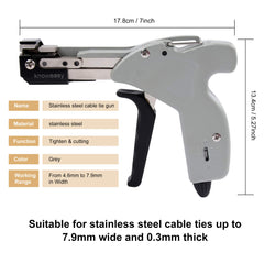 knoweasy 600n in use on automotive exhaust demonstrating secure stainless steel tie fastening
