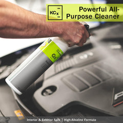 KOCHCHEMIE foam cannon application creating thick foam for efficient exterior cleaning