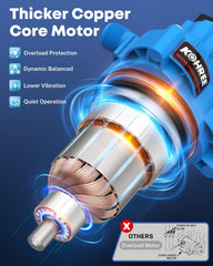 Kohree rubber base and mount reducing vibration and lowering noise benefit