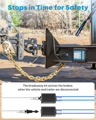 Kohree open battery compartment revealing 12V 5Ah battery for long standby