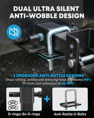 Kohree dual hitch balls 2" and 2-5/16" offering flexible towing options