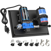 Kohree assembled pump and tank front view showing compact layout and easy installation benefit