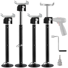 Kohree front packaging showing four slide-out support jacks and hardware benefits stability