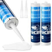 Kohree front packaging showing two white sealant bottles and labels for identification and convenience