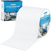 Kohree front roll of white 6x50 roof tape showing size and coverage benefits