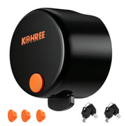 Kohree front view on coupler showing secure protection