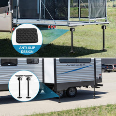Kohree height adjustment scale showing 20 to 49 inch range benefit