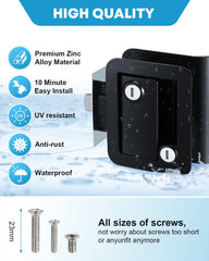 Kohree mounted on trailer door demonstrating fit and security benefit: ready-to-use replacement
