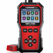 KONNWEI KW340 front view showing compact design and color screen for quick diagnostics