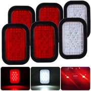 Konrali red 5x3 front face showing bright LEDs and easy visibility
