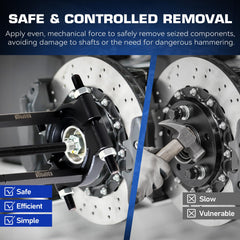 KOOPOOL forcing screw detail, 5-ton rated strength for stubborn parts benefit