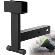 KOPKIO front view installed on truck showing easy hitch attachment and safer bin towing