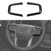 Korlot steering wheel front view showing sleek carbon-look and upgraded style