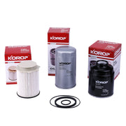 KOROP front packaging showing both filters and clear fitment benefit