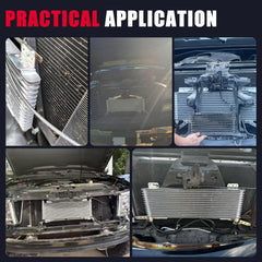 KOROP core close-up detailing fins and tubes for improved heat transfer benefit