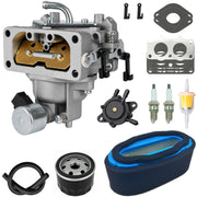 Koubliztic carburetor front view showing clean ports and mounting for quick replacement