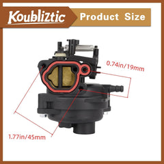 Koubliztic gasket, clamps and fuel fittings laid out to simplify replacement