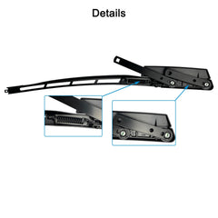 koxuyim wiper arm installed on Audi Q7 demonstrating correct alignment and improved visibility