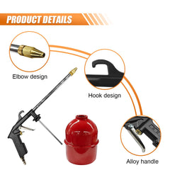 KPFILEH metal jug detail and cap showing durable reservoir for cleaning solutions
