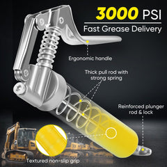 KRETLAW two 3oz grease cartridges close-up for quick refill convenience
