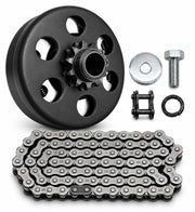 KRGUOD clutch kit front view showing components and quick install benefit