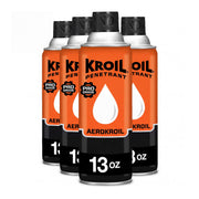 KROIL front can showing product branding and aerosol nozzle, quick identification benefit