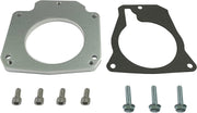 KSJED adapter front view showing bolt pattern and clean machining benefit