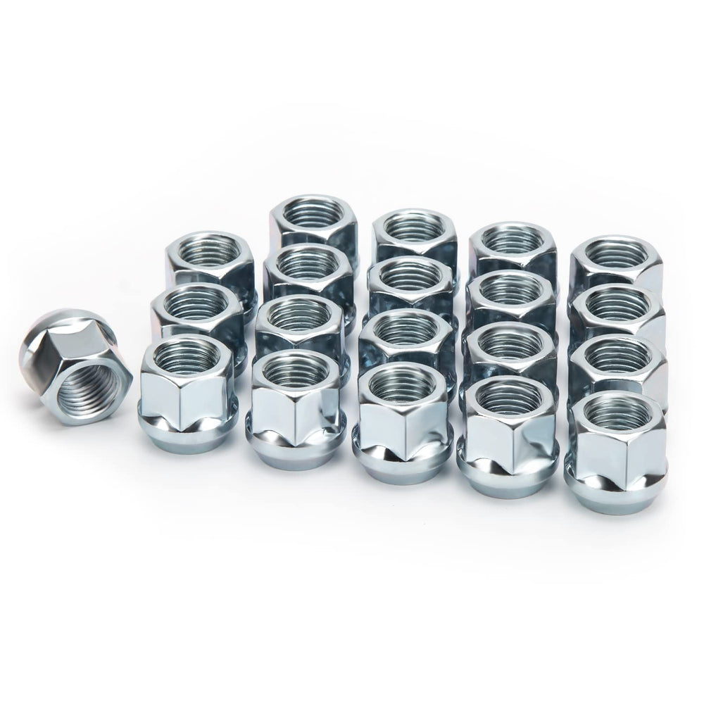 KSP front view of 20-piece lug nut kit showing complete set and benefits