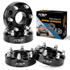 KSP PERFORMANCE front view of spacers showing bolt pattern and fitment benefit