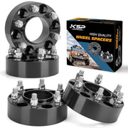 KSP front view of wheel spacers showing fitment and benefit of wider stance