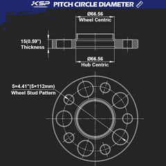 KSP PERFORMANCE close-up of CNC-machined finish highlighting precision and secure fit benefit