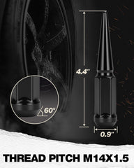KSP PERFORMANCE close-up of spike tip and machined detail showing precision and aggressive styling benefit