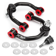 KSP PERFORMANCE front assembly overview showing robust control arm and fitment benefit