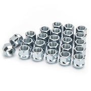 KSP PERFORMANCE chrome lug nuts front packaging showing complete 24-piece set benefit durability
