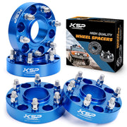 KSP PERFORMANCE front view of 1.5in spacers showing clean forged finish and anodized coating for durability