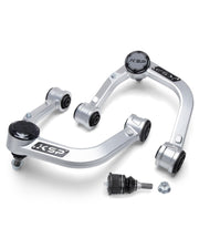 KSP PERFORMANCE front view of aluminum upper control arms showing robust build and fitment benefit