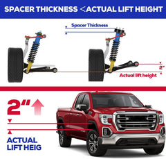 KSP PERFORMANCE side profile of truck with leveled stance, aggressive look
