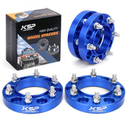 KSP PERFORMANCE front view of four 1-inch wheel spacers showing fitment benefit