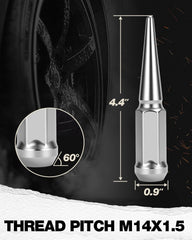 KSP PERFORMANCE close-up of spike tip showing precision machining and durability