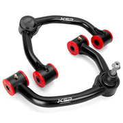 KSP PERFORMANCE front view of upper control arms showing solid construction and fitment benefit