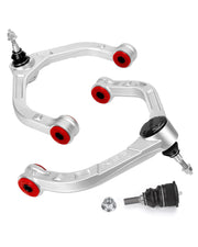 KSP PERFORMANCE front view of forged aluminum upper control arm showing fitment benefit