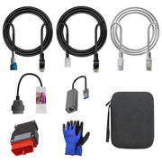 KTTOOL front view of KTPROT kit shows all six diagnostic cables, easy identification benefit