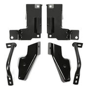 KUAFU front bumper brackets front view showing complete six-piece kit and fitment benefit