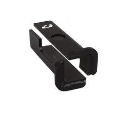 Kuat hitch reducer installed on vehicle with bike rack for stable towing
