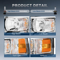 KUIPERAUTO reflector close-up showing cutoff line for reduced glare benefit