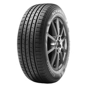 Kumho front profile showing tread and comfort-focused design benefit