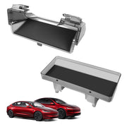 KUNIST front view under‑screen tray showing neat storage benefit