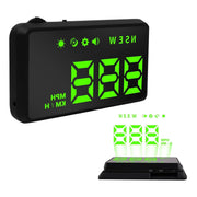 KUOWEIHUD front unit on car dash showing clear speed display and improved focus